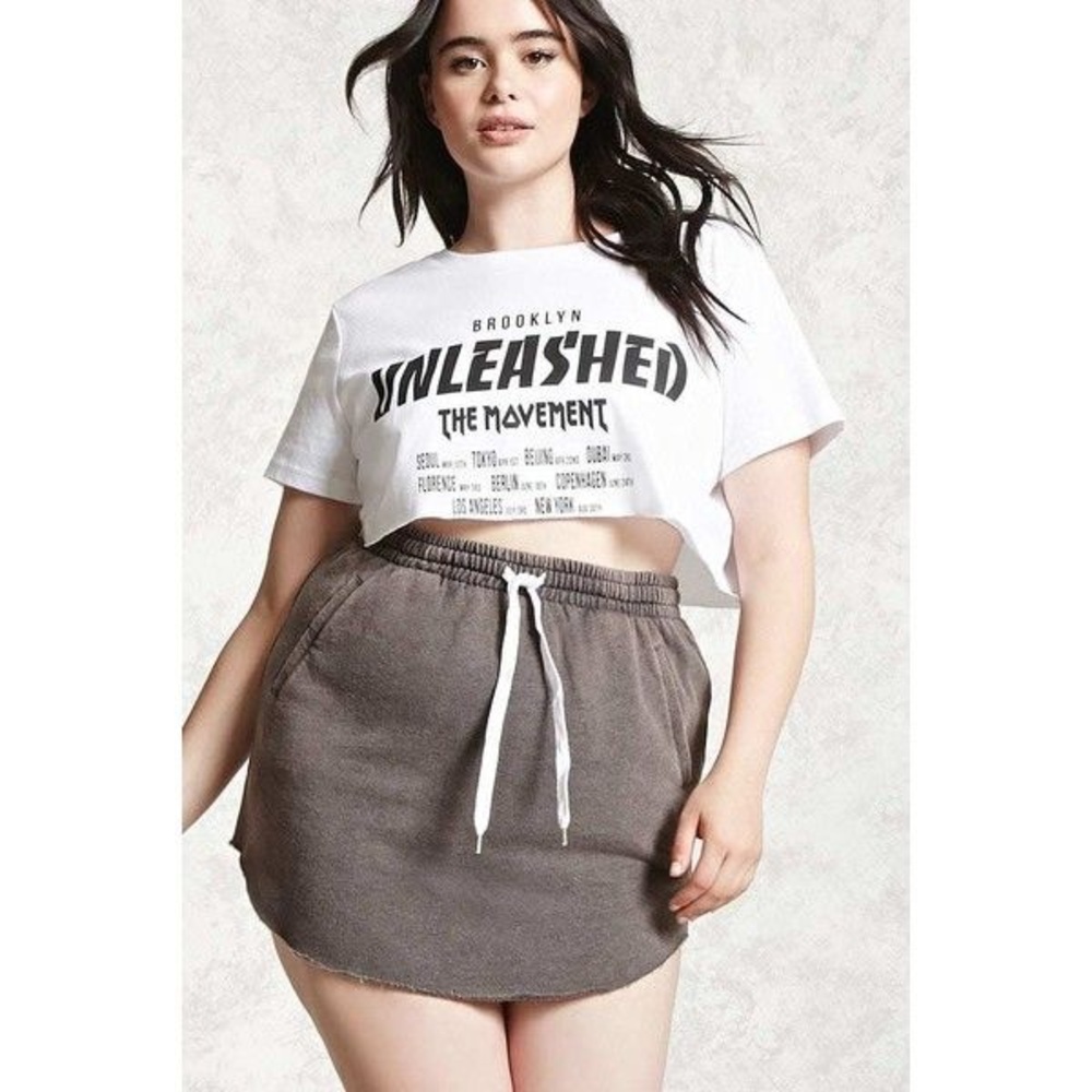 NWT | Forever 21 Plus Size Sweats Skirt
